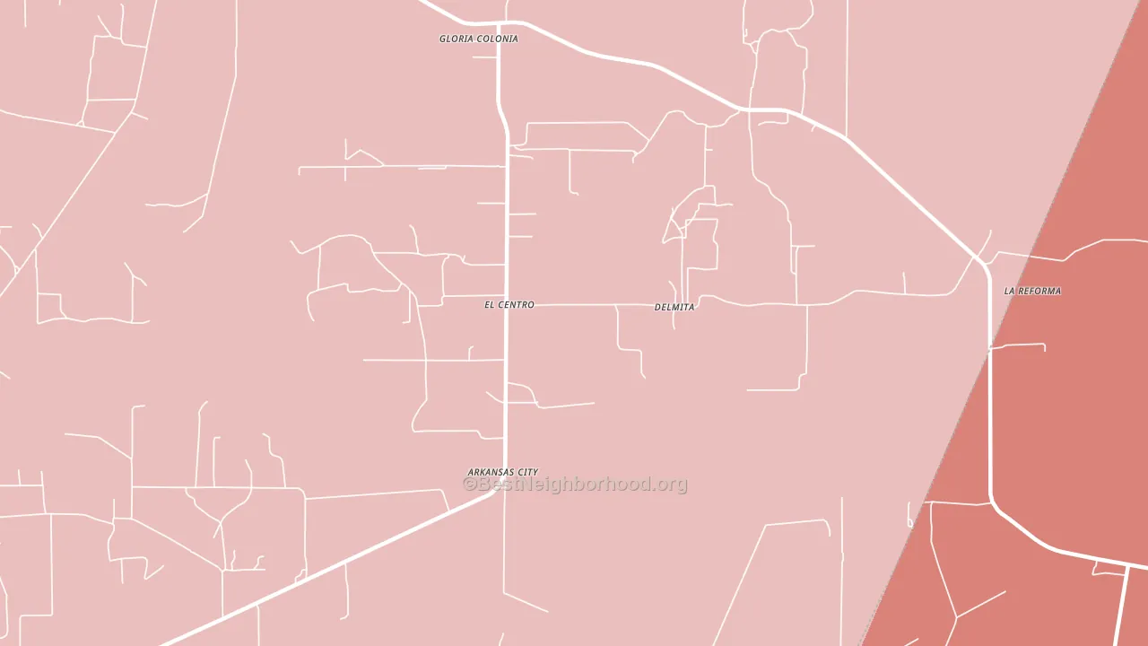 78536, TX block-group political-lean map