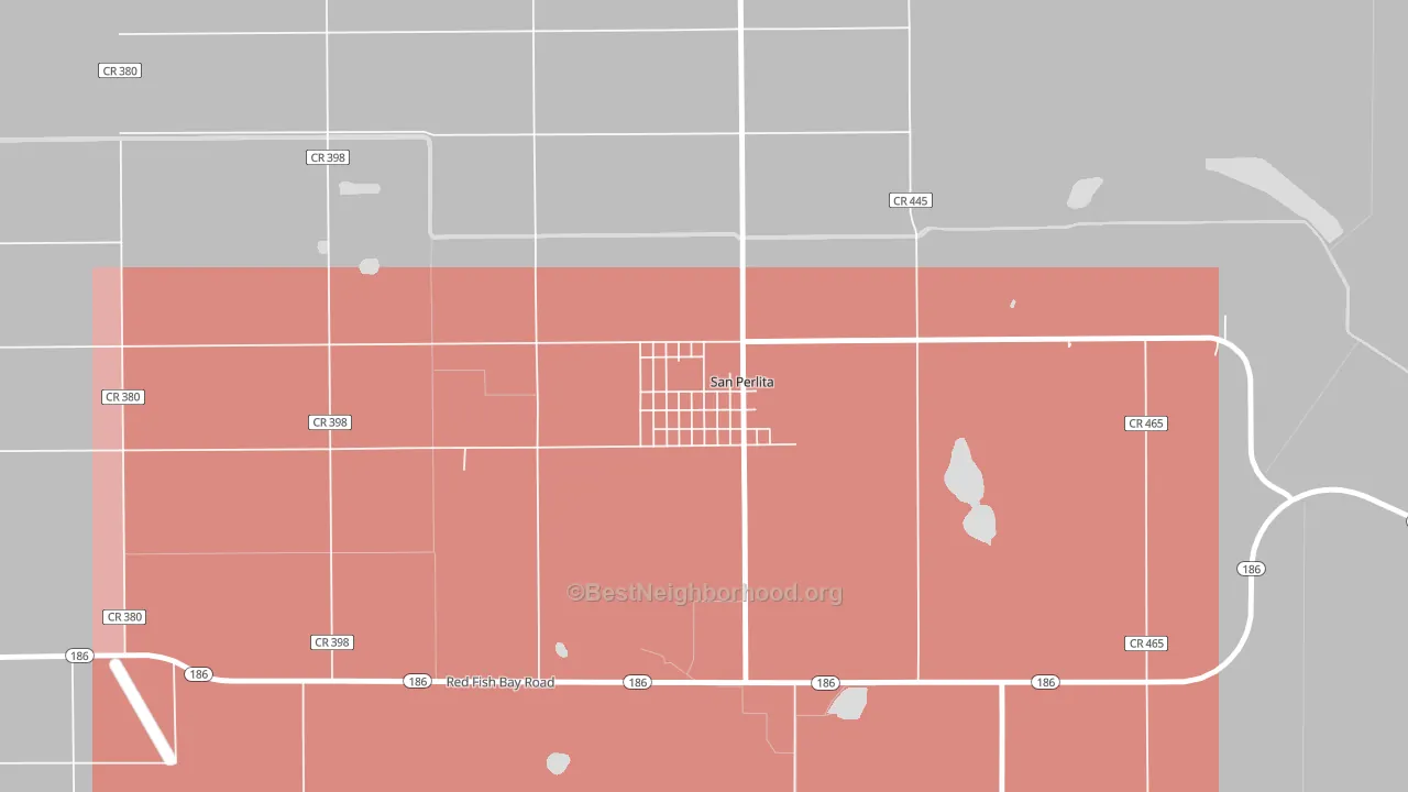 78590, TX block-group political-lean map