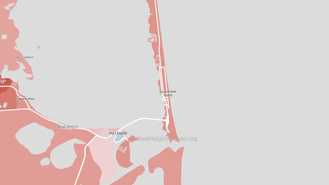 78597, TX block-group political-lean map