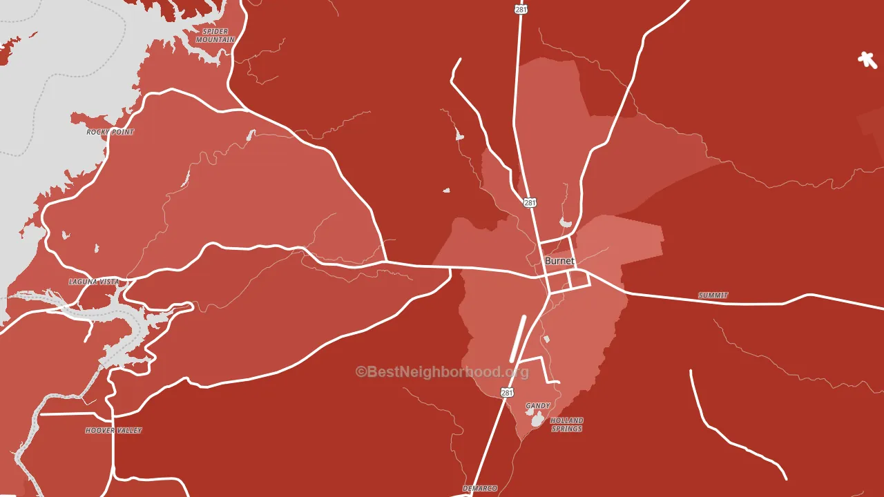 78611, TX block-group political-lean map
