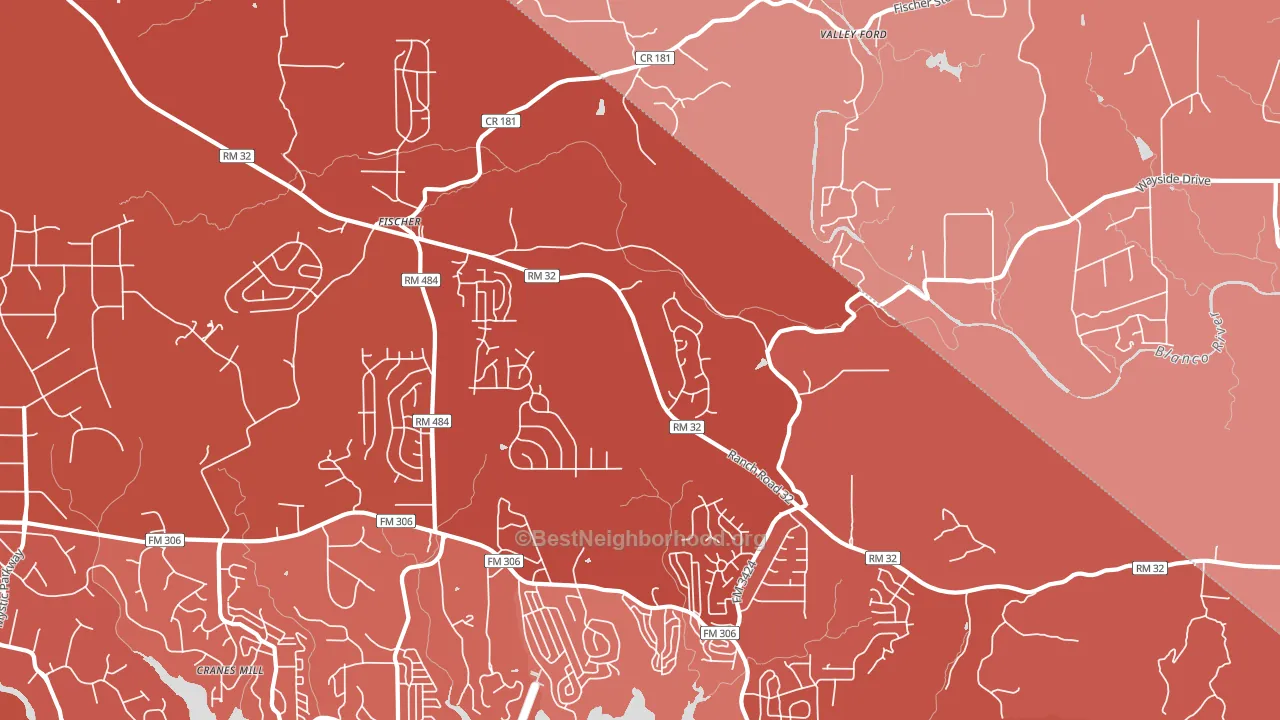 78623, TX block-group political-lean map