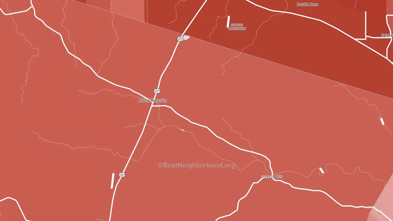 78663, TX block-group political-lean map