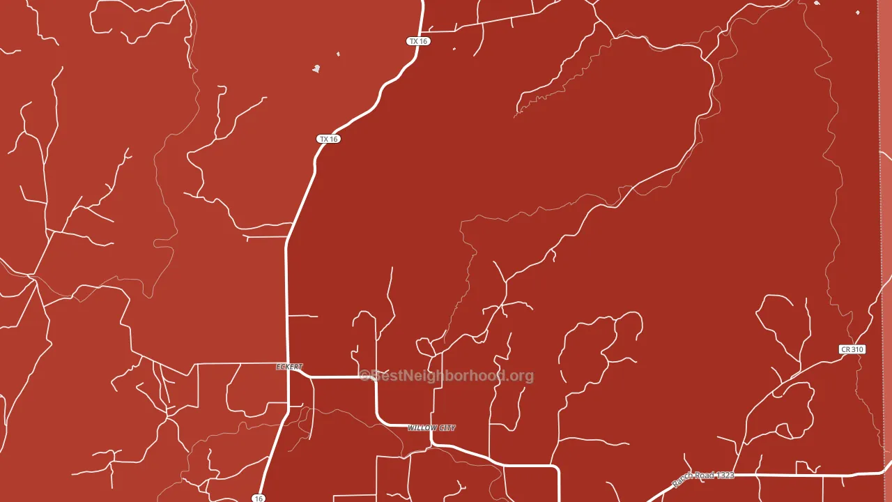 78675, TX block-group political-lean map