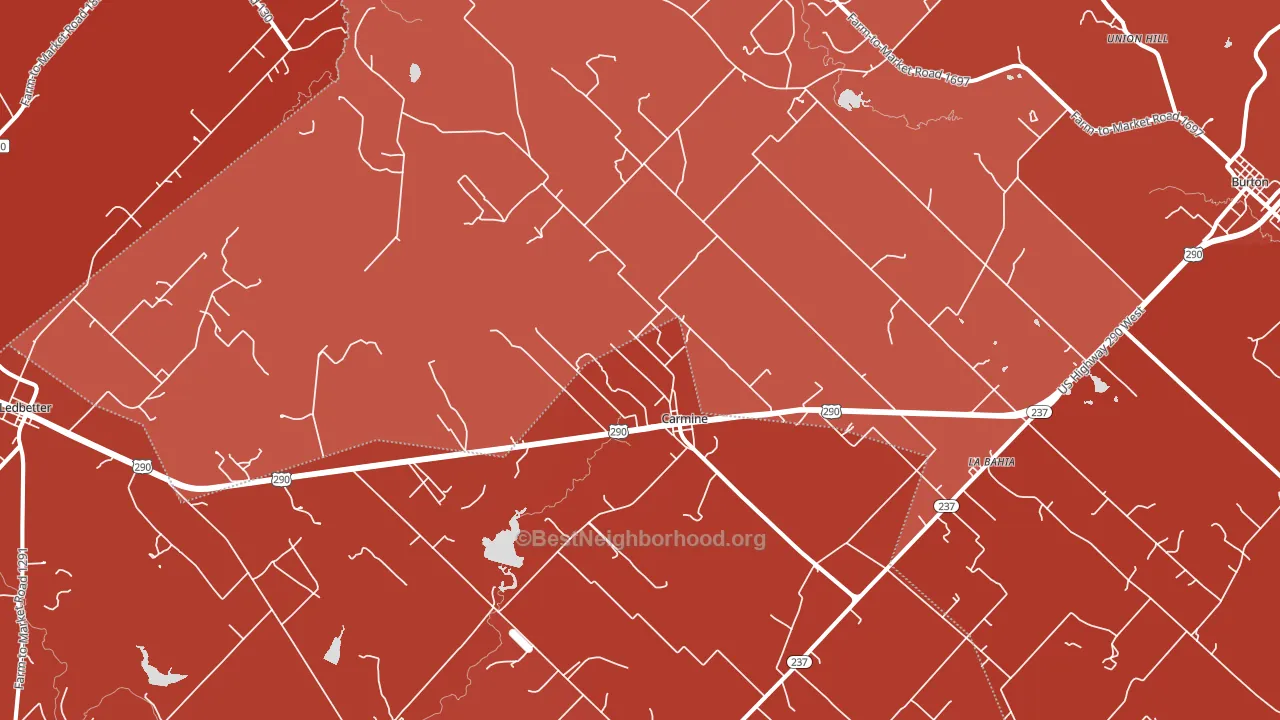 78932, TX block-group political-lean map