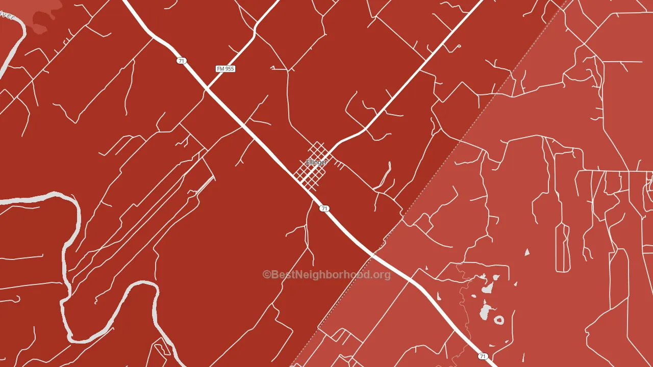 78938, TX block-group political-lean map