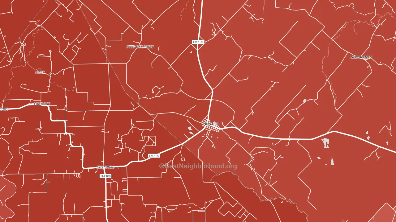 78950, TX block-group political-lean map