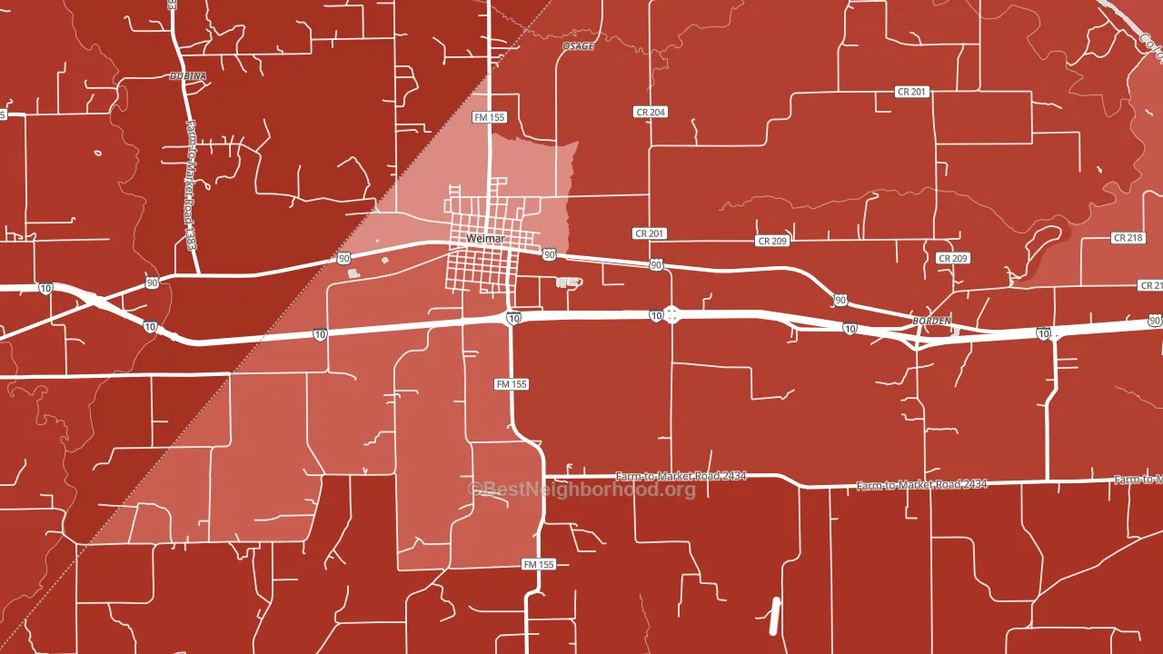 78962, TX block-group political-lean map
