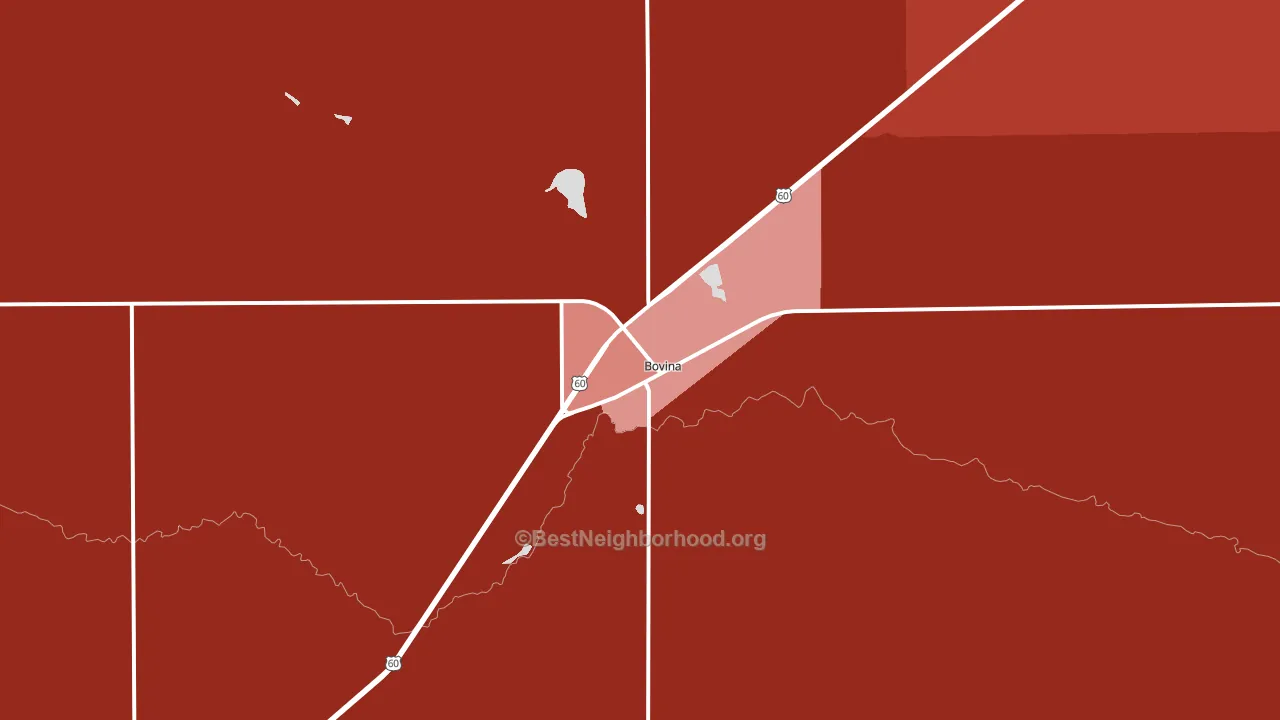79009, TX block-group political-lean map