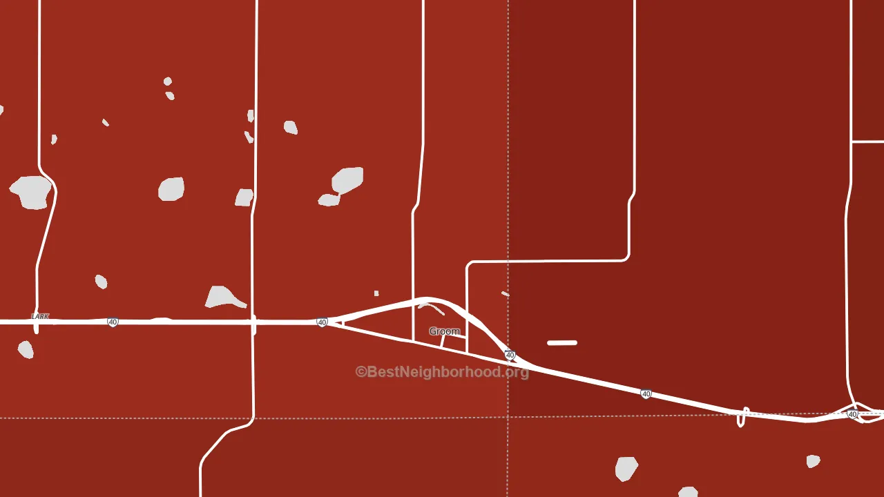 79039, TX block-group political-lean map