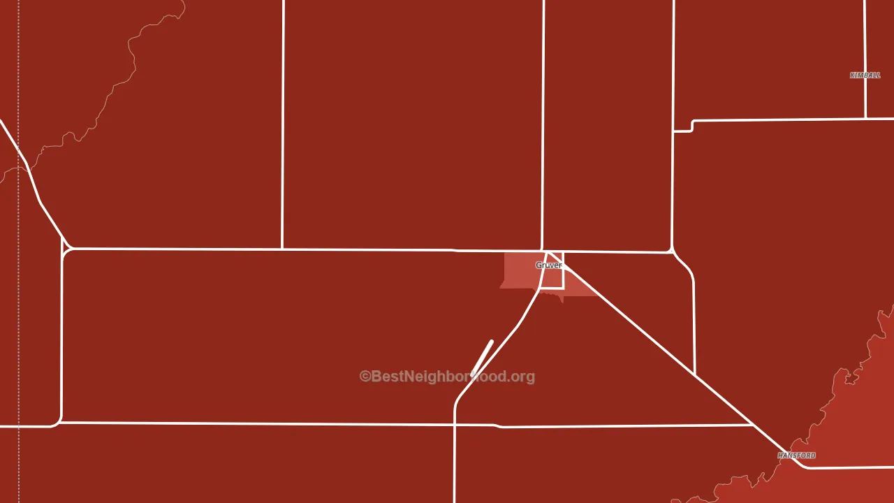 79040, TX block-group political-lean map