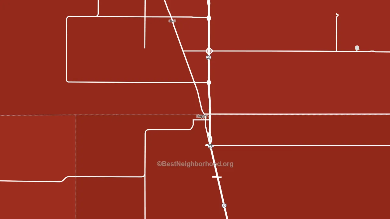 79042, TX block-group political-lean map
