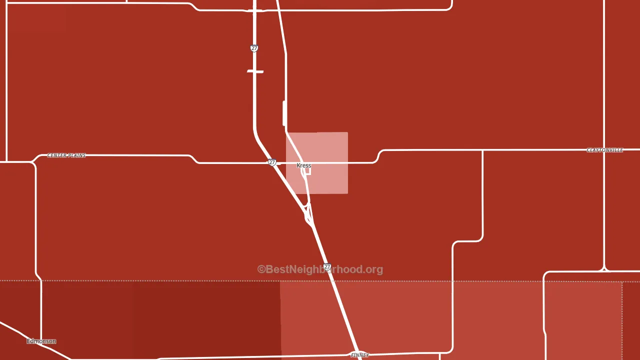 79052, TX block-group political-lean map