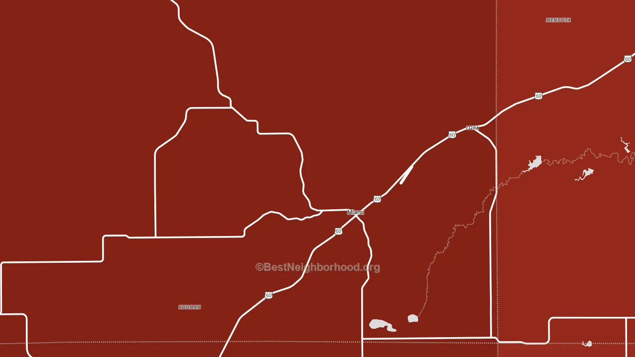 79059, TX block-group political-lean map