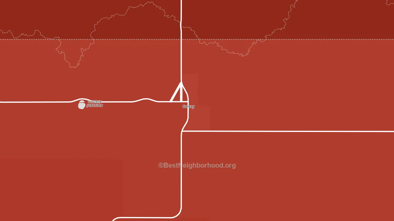 79086, TX block-group political-lean map