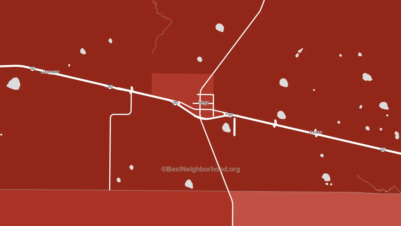 79092, TX block-group political-lean map