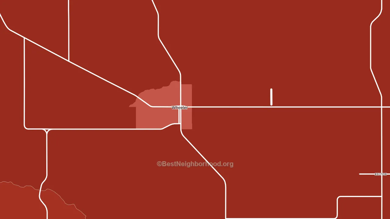 79096, TX block-group political-lean map