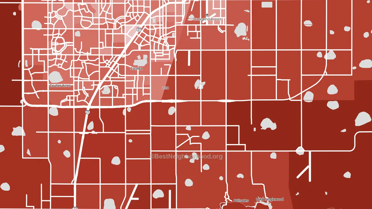 79118, TX block-group political-lean map