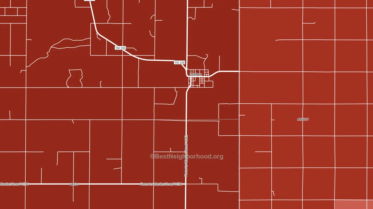 79230, TX block-group political-lean map