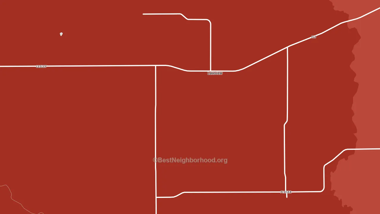 79239, TX block-group political-lean map