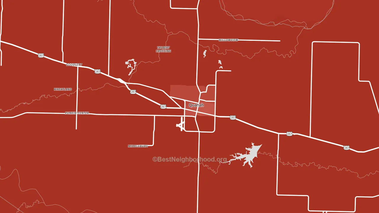 79252, TX block-group political-lean map