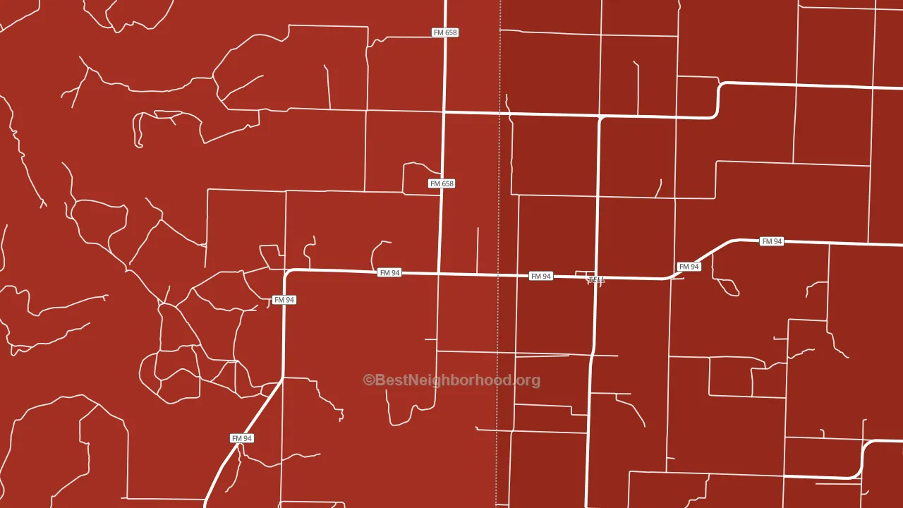79259, TX block-group political-lean map