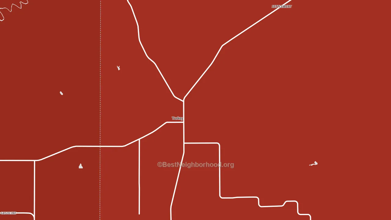 79261, TX block-group political-lean map