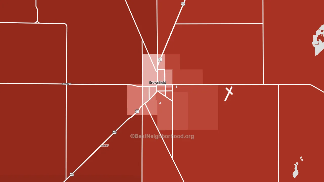 79316, TX block-group political-lean map