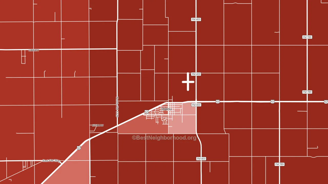 79329, TX block-group political-lean map