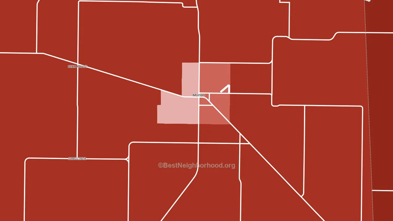 79346, TX block-group political-lean map