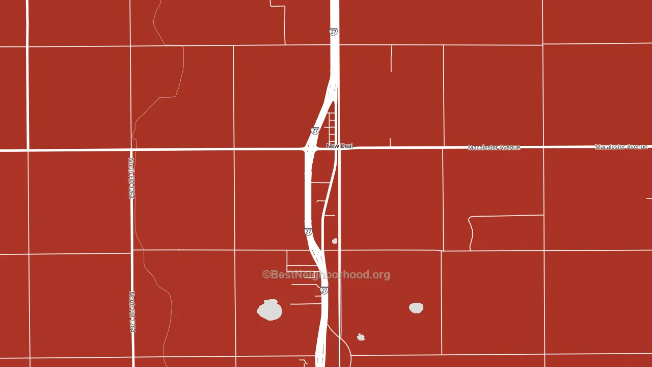79350, TX block-group political-lean map