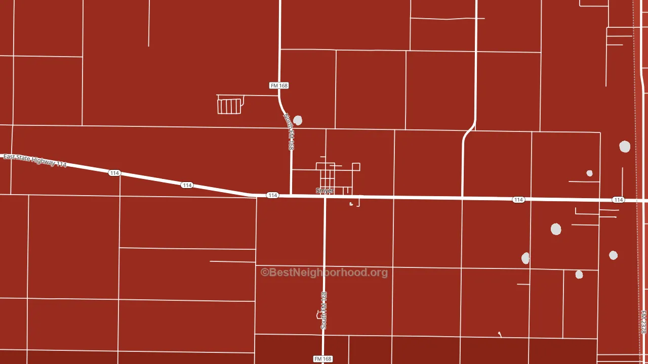 79367, TX block-group political-lean map