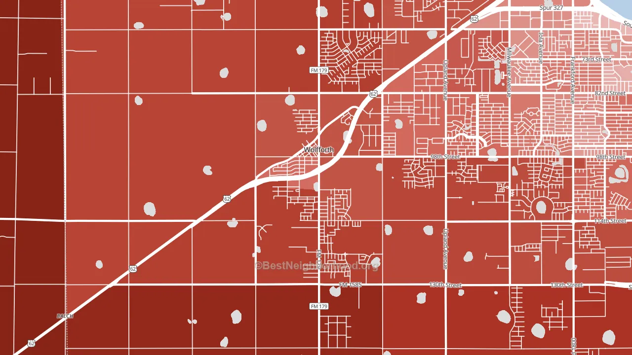 79382, TX block-group political-lean map
