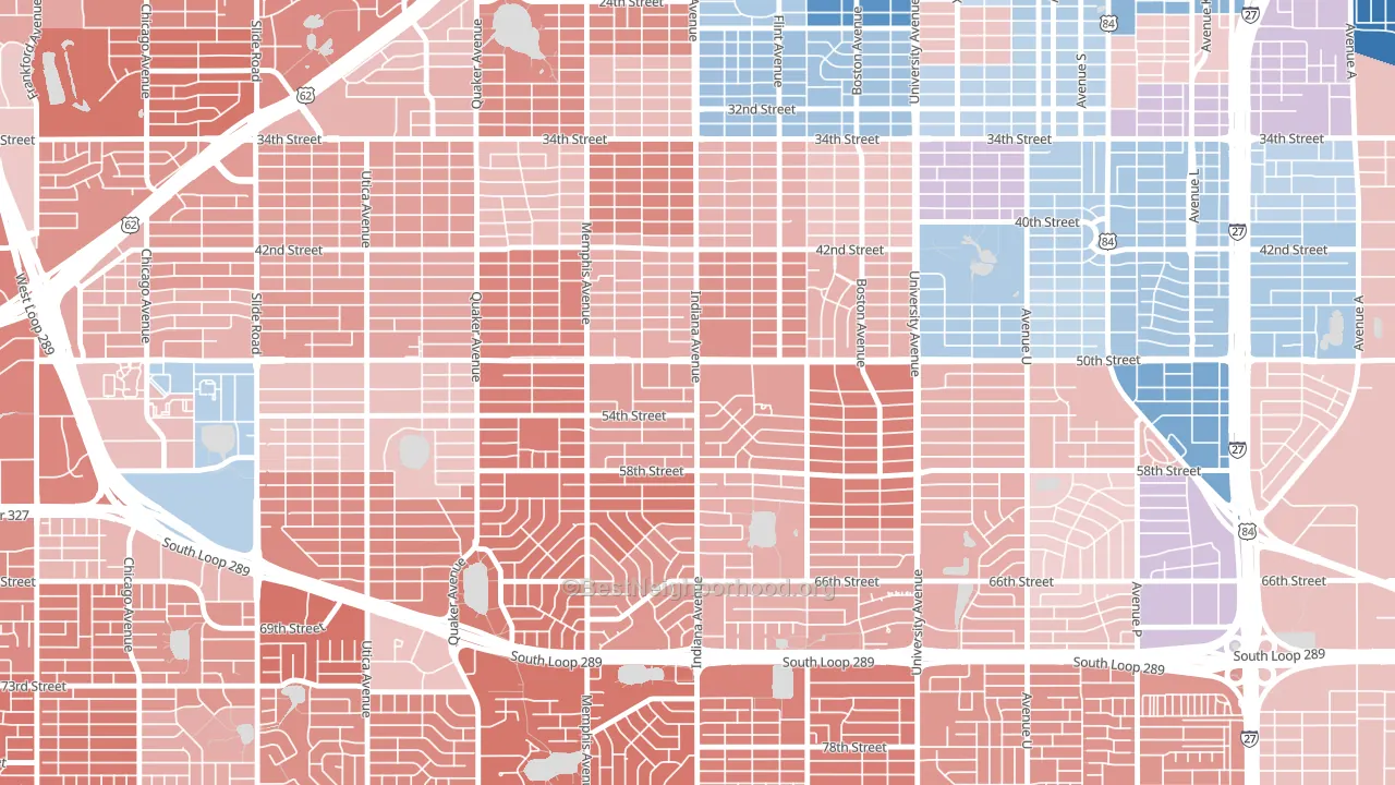 79413, TX block-group political-lean map