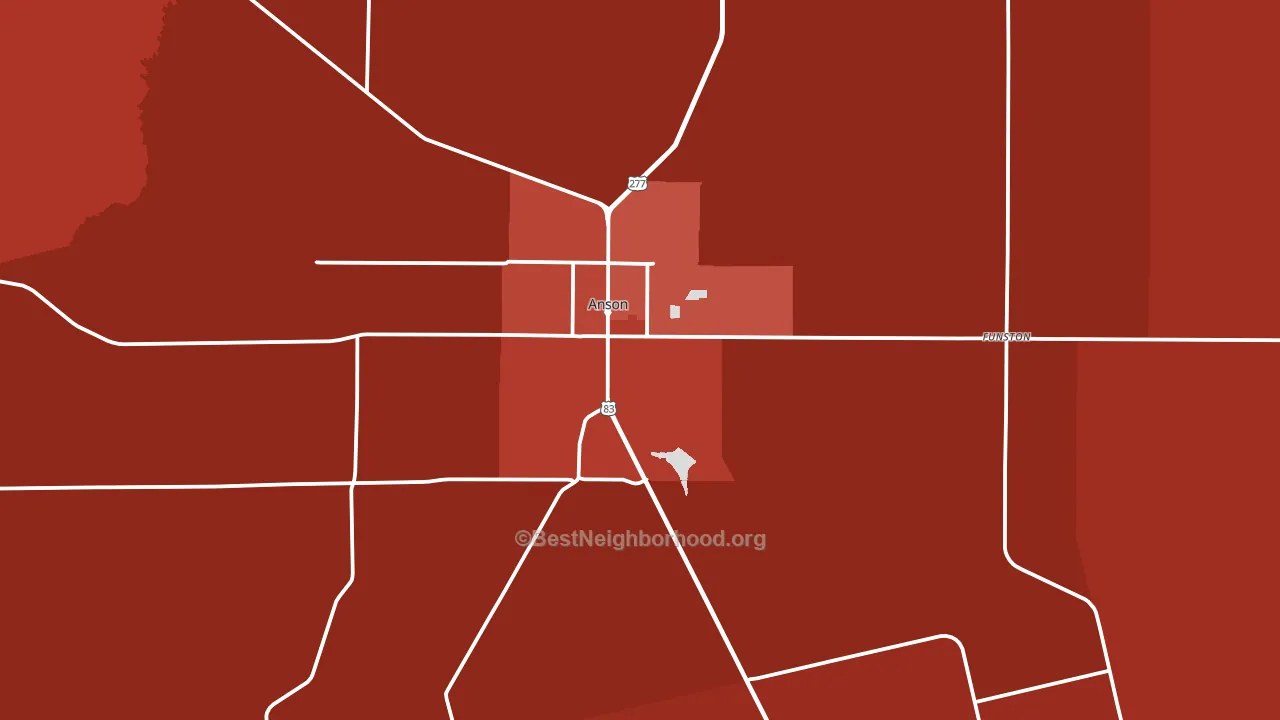 79501, TX block-group political-lean map