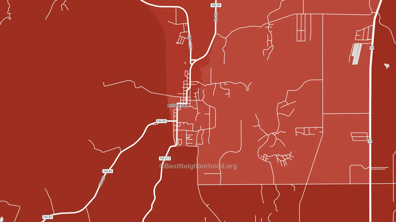 79508, TX block-group political-lean map