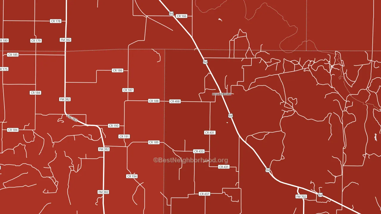 79519, TX block-group political-lean map