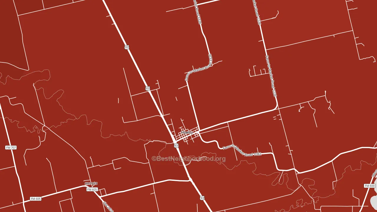 79525, TX block-group political-lean map