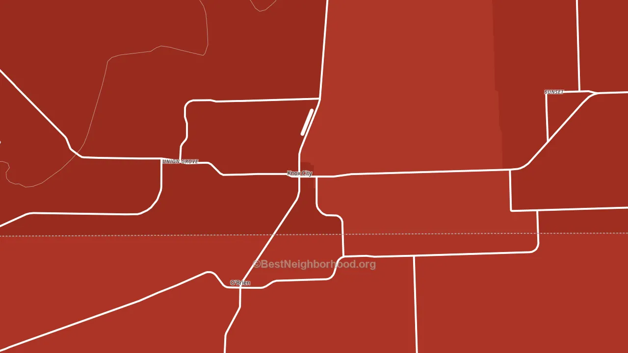 79529, TX block-group political-lean map