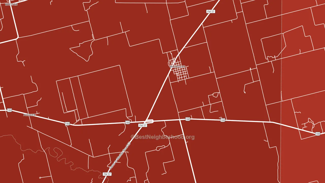 79534, TX block-group political-lean map