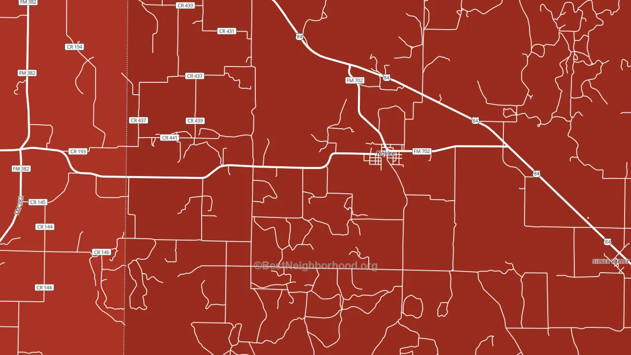 79538, TX block-group political-lean map