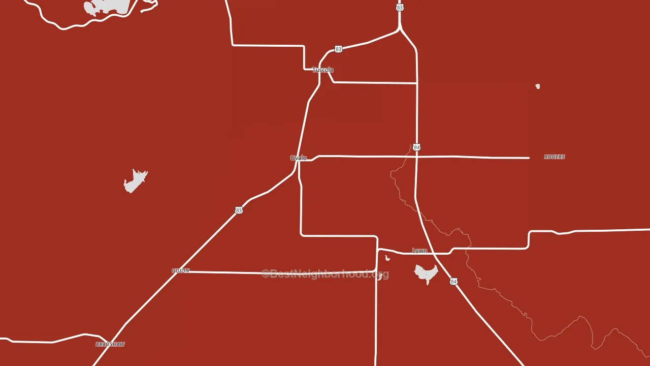 79541, TX block-group political-lean map