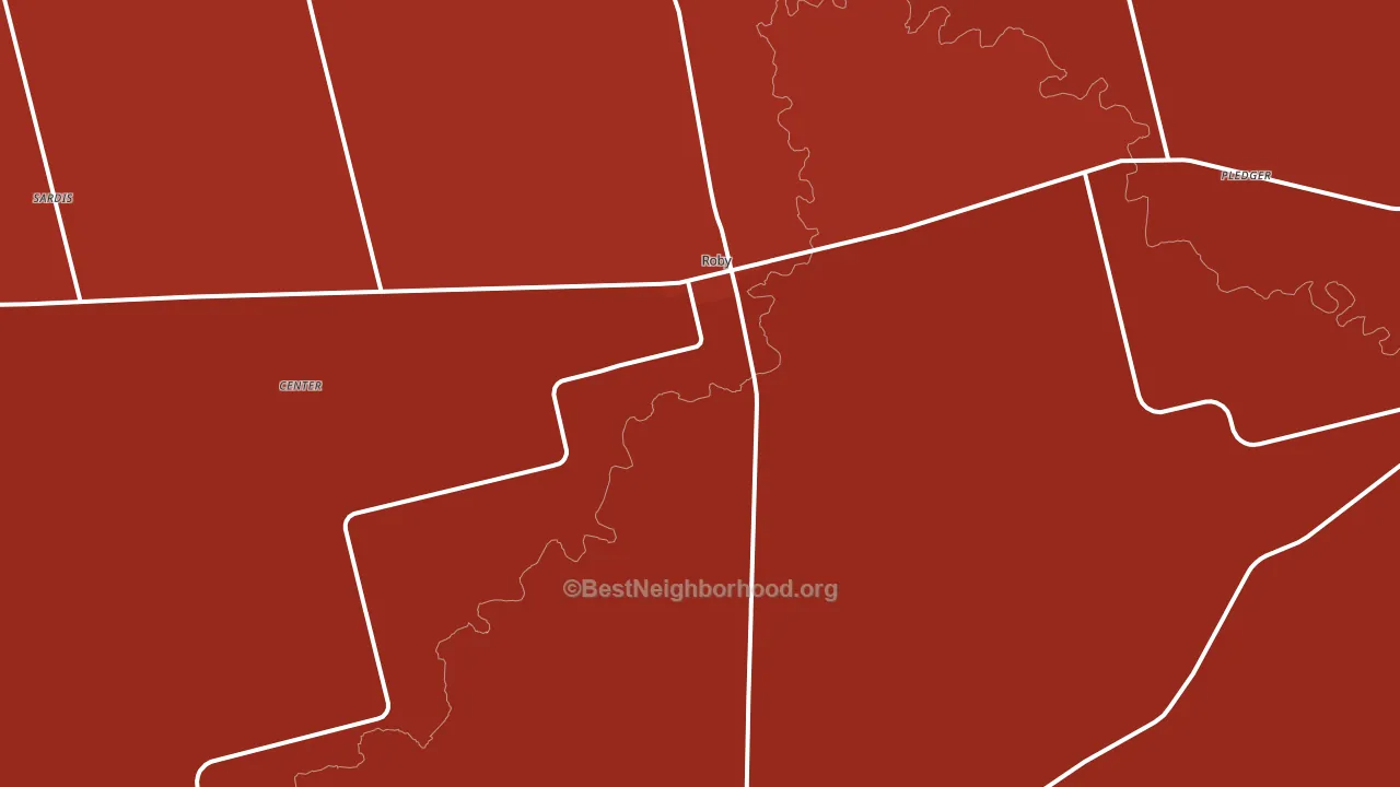 79543, TX block-group political-lean map