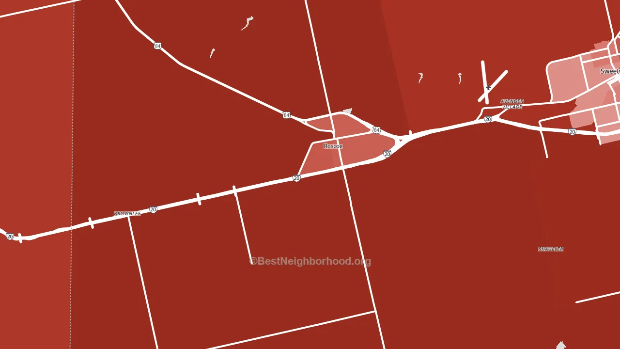 79545, TX block-group political-lean map
