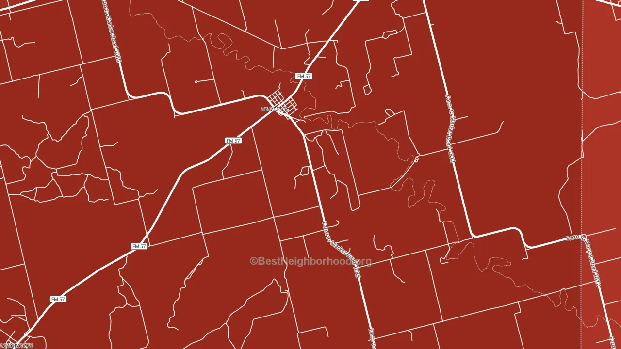 79560, TX block-group political-lean map
