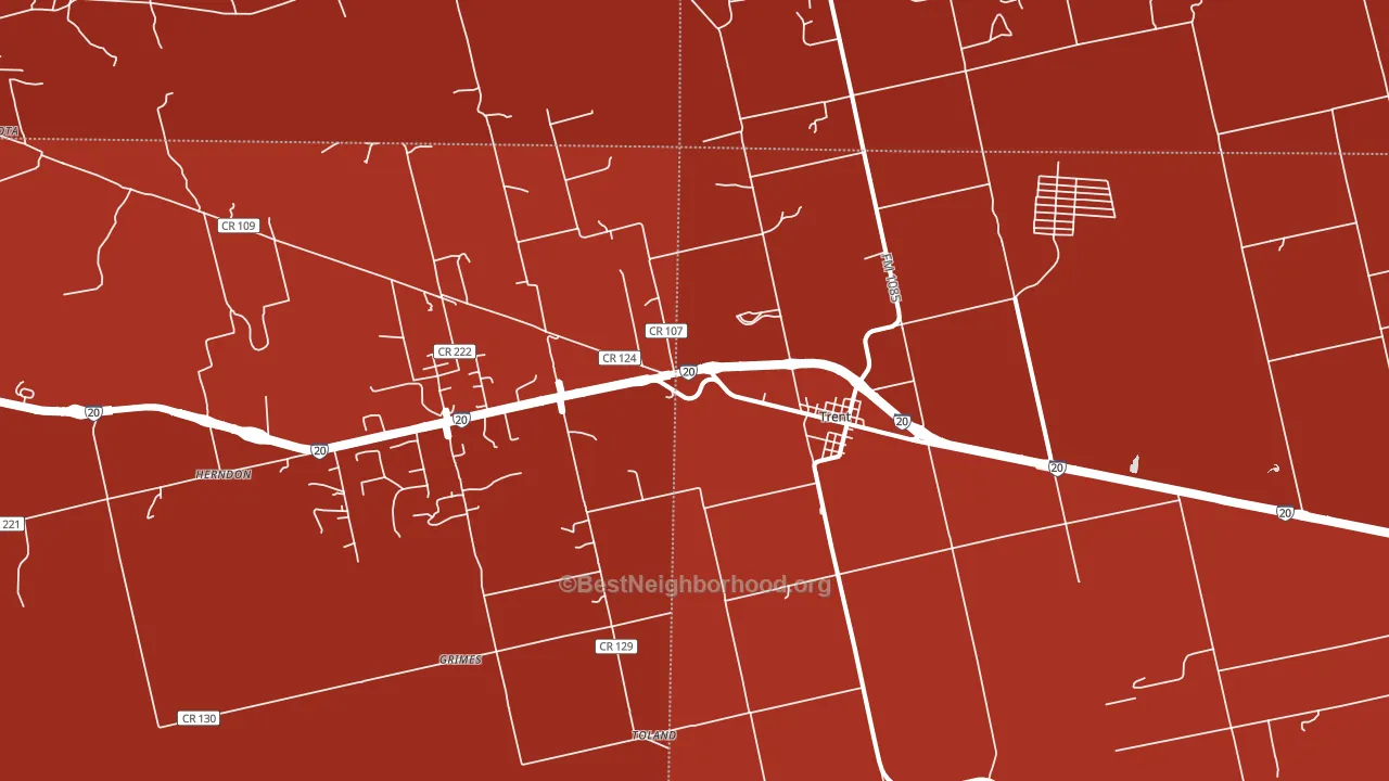 79561, TX block-group political-lean map