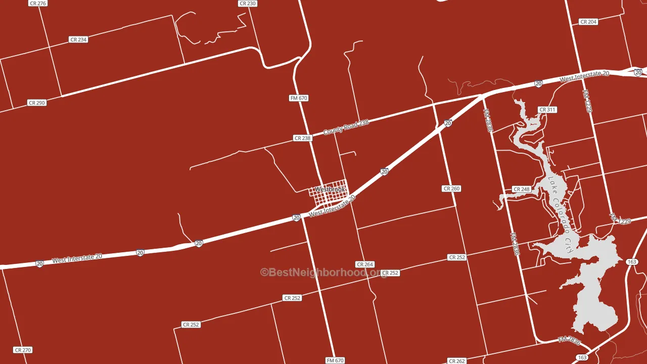 79565, TX block-group political-lean map