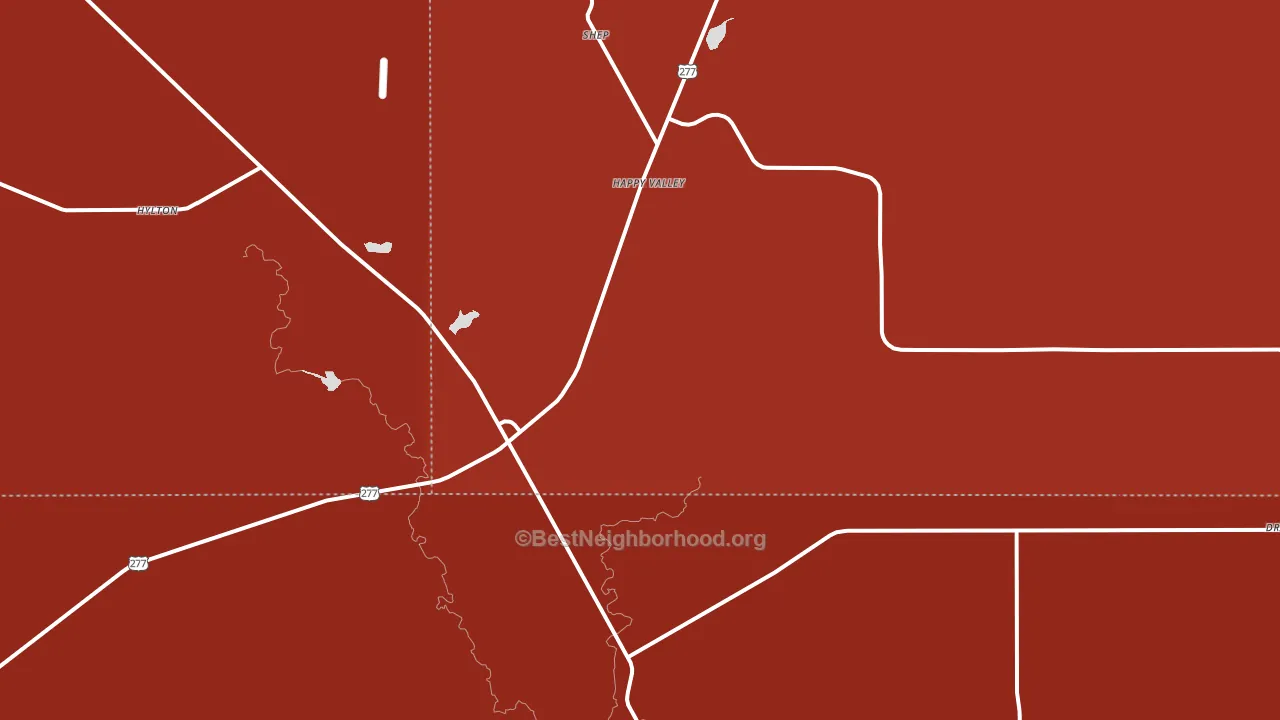 79566, TX block-group political-lean map
