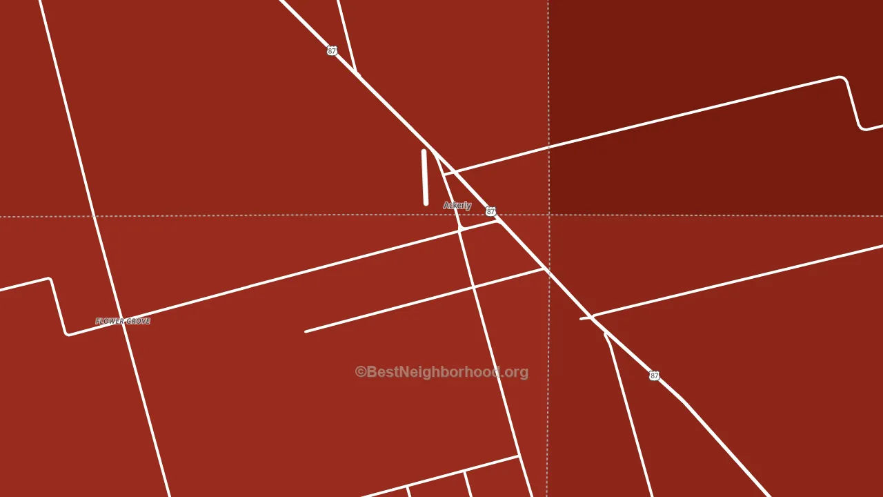 79713, TX block-group political-lean map