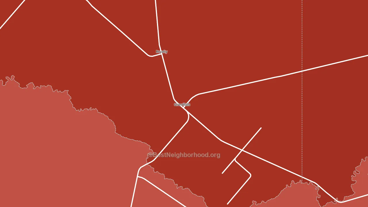 79742, TX block-group political-lean map