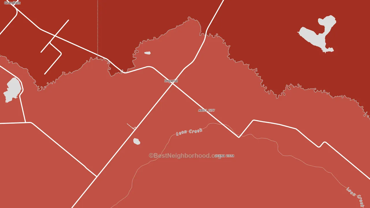 79743, TX block-group political-lean map
